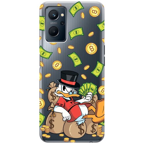 Силиконовый чехол с принтом Rich Scrooge для Realme 9i / Рилми 9и силиконовый чехол с принтом avo mom для realme 9i рилми 9и