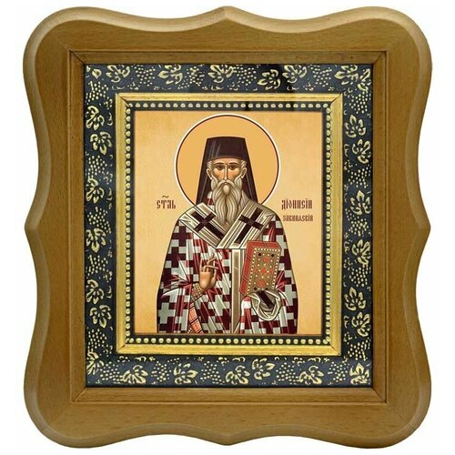 Дионисий, архиепископ Закинфский, святитель. Икона на холсте.