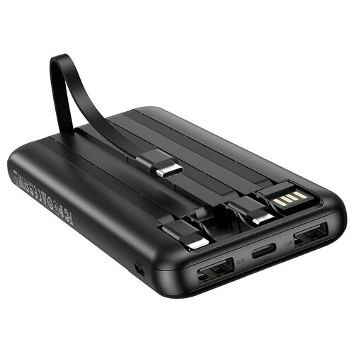 Внешний аккумулятор COMPACT EASY power bank 10000mAh черныйповер банкзарядное устройствоblack 230000₽