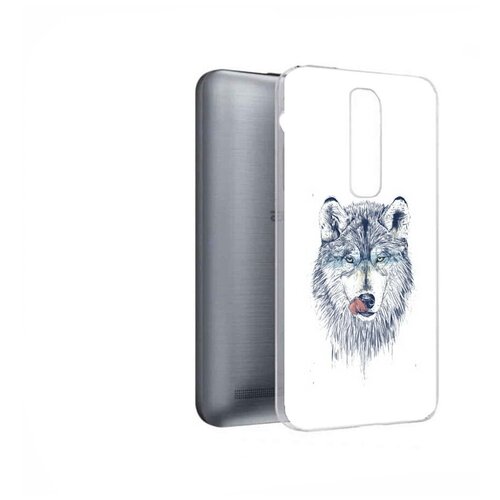 Чехол задняя-панель-накладка-бампер MyPads голодгый волк для ASUS Zenfone 2 Laser ZE601KL 6.0 (Z011D) противоударный