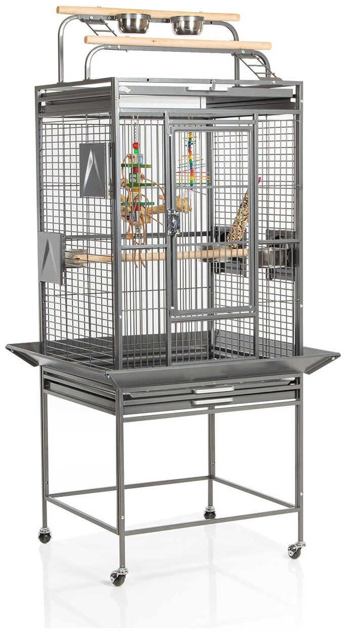 Клетка для птиц с игровым комплексом Montana Cages "Finca Play", 77х71х165см (Германия) - фотография № 1