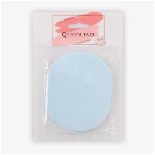 Купить Queen Fair спонж для умывания Умывашка разноцветный 1 шт., голубой/розовый/разноцветный/белый, целлюлоза