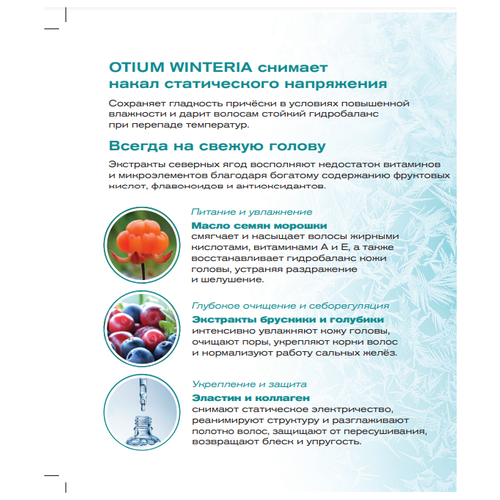 ESTEL Крем-шампунь для волос и кожи головы OTIUM WINTERIA 250 мл