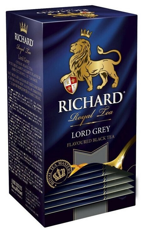 Чай Richard Lord Grey чёрн. аромат. 25x2 сашет - фотография № 2