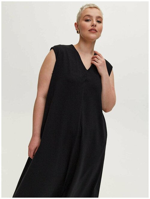 Платье-майка 4FORMS, в классическом стиле, размер L, черный