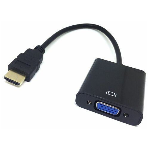 Видео адаптер HDMI 19M to VGA 15 F, EHdmiVgawo Espada адаптер hw 2208 hdmi f to vga black