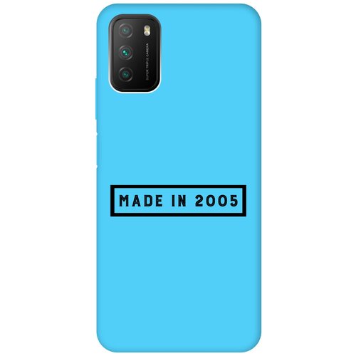 Силиконовый чехол на Xiaomi Redmi 9T, Poco M3, Сяоми Поко М3, Сяоми Редми 9Т Silky Touch Premium с принтом 2005 голубой силиконовый чехол на xiaomi redmi 9t poco m3 сяоми поко м3 сяоми редми 9т silky touch premium с принтом 2005 w темно зеленый