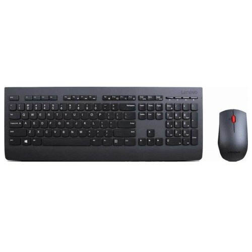 Комплект клавиатура и мышь Lenovo Professional Wireless Combo, беспроводной, черный