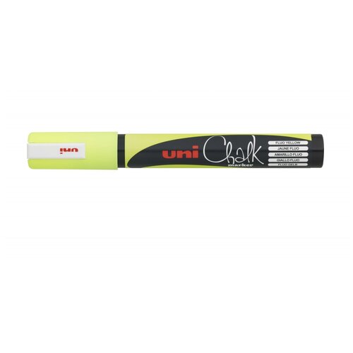 Маркер меловой Chalk PWE-5M, флуоресцентно-жёлтый, 1.8-2.5 мм