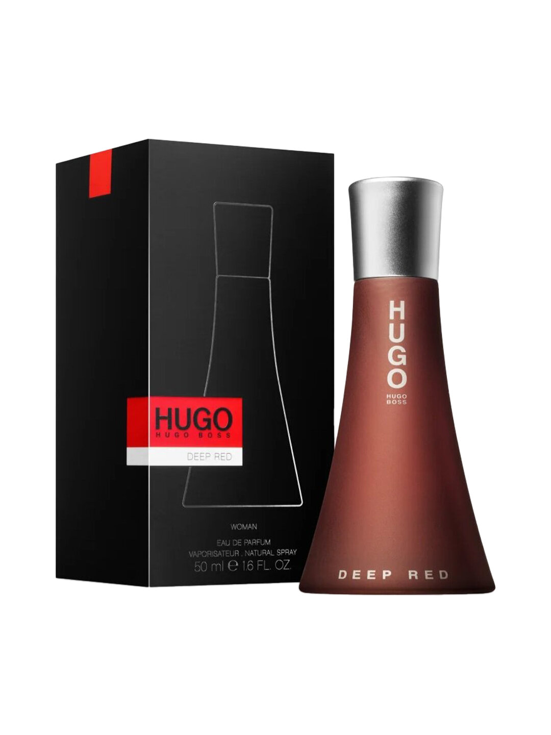 Hugo Boss Парфюмерная вода для женщин Hugo Deep Red 50 мл, фрутово-цветочный