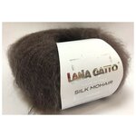 Пряжа Silk Mohair Lana Gatto - цвет 6030 коричневый - изображение