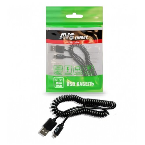 Кабель AVS mini USB 2 м витой MN-32 A78884S (1 шт.)