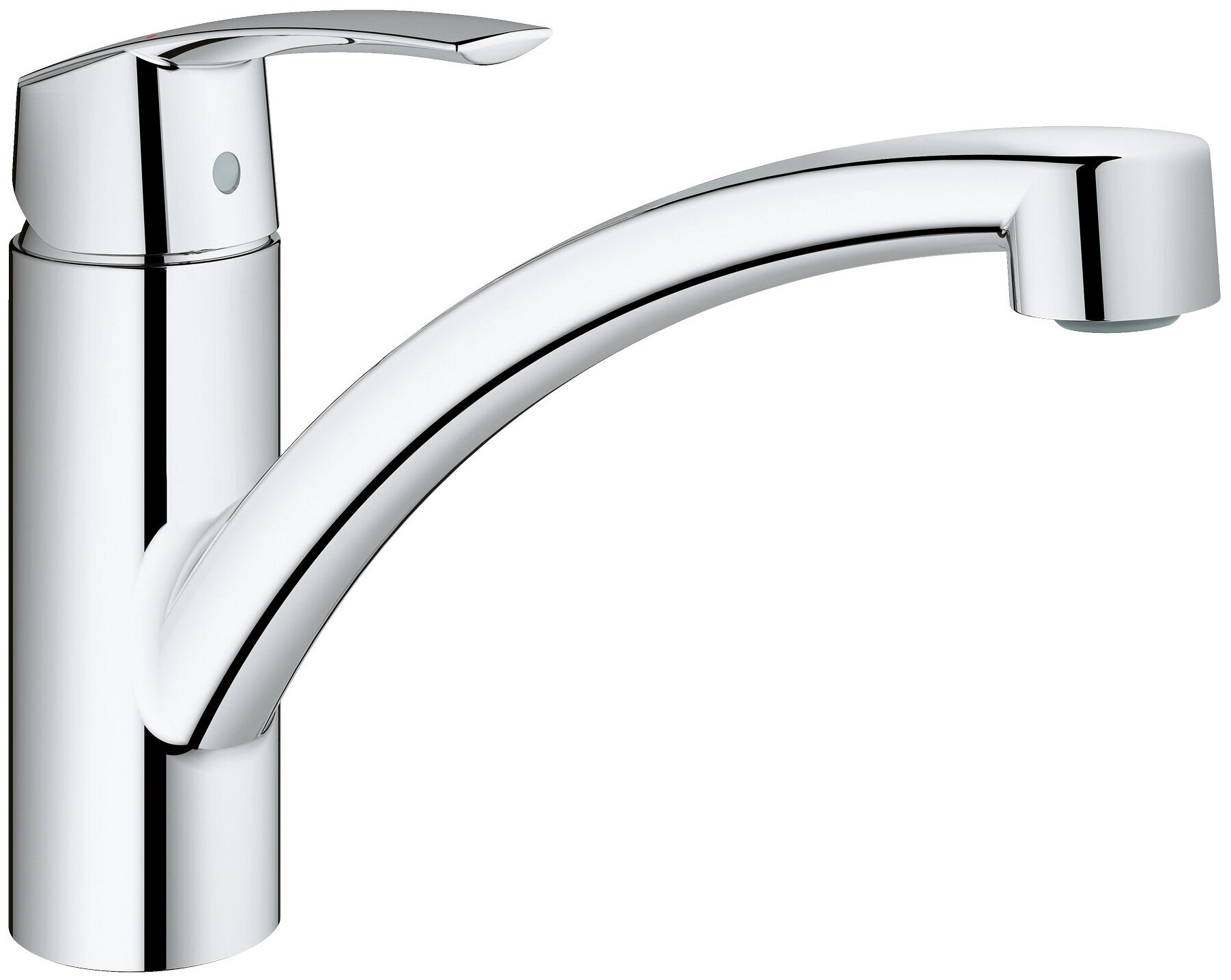 Смеситель для кухни GROHE Start, низкий излив, хром (32441001) - фотография № 1