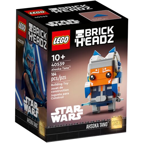 Конструктор LEGO BrickHeadz Star Wars Асока Тано 40539 lego star wars шаттл джедаев т 6 асоки тано 75362