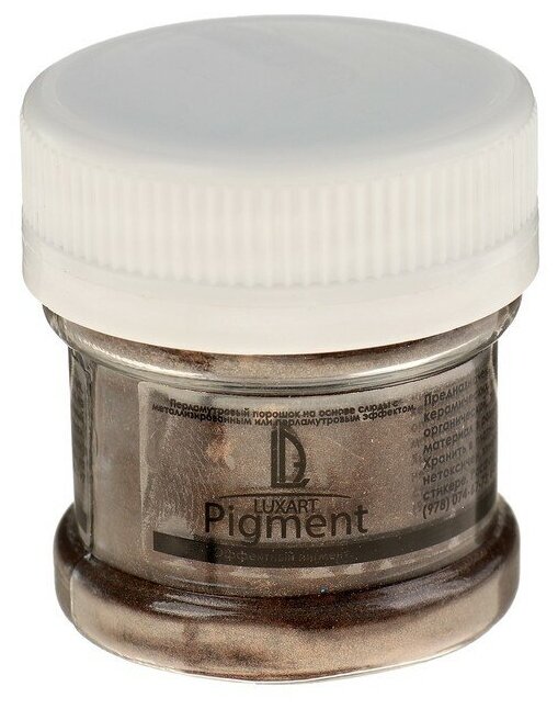 Пигмент (пудра) LUXART Pigment, 25 мл/6 г, Metallic, золото коричневое