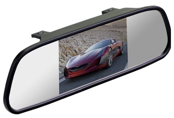 Автомобильное зеркало-монитор Silverstone F1 IP Mirror 4.3"