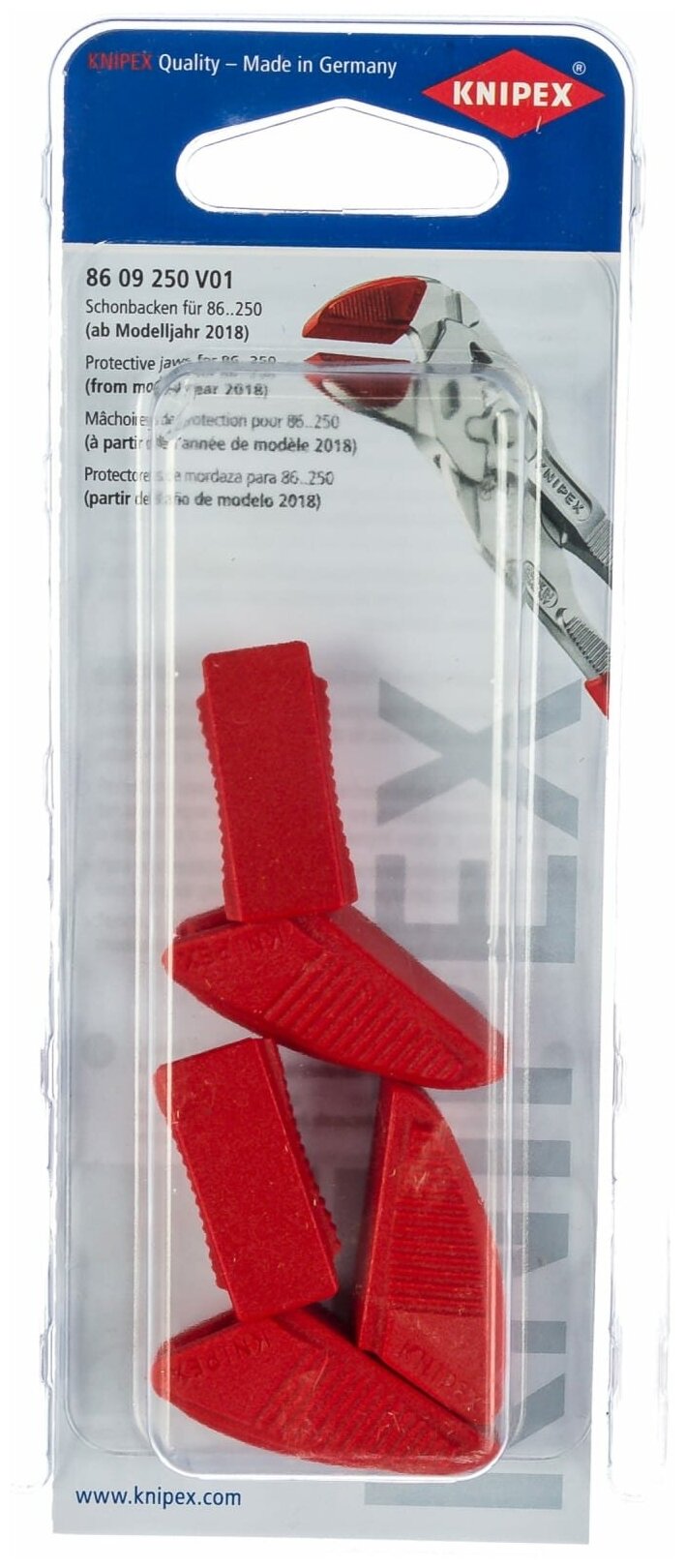 Защитные губки для клещей серии KN-86, Knipex KN-8609250V01 - фотография № 3