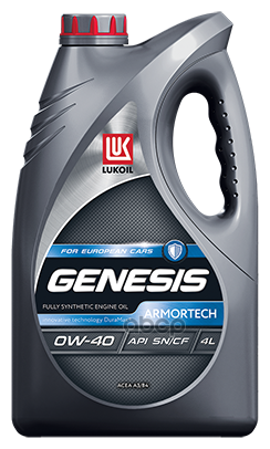 LUKOIL Масло Моторное Лукойл Genesis Armortech 0w40 4 Л 3150665