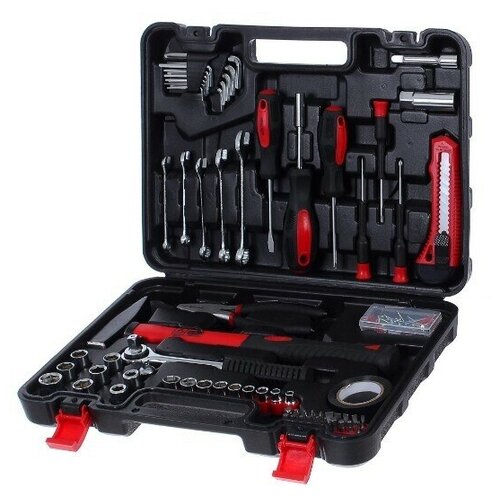 Набор инструментов 151 предмет в пластиковом кейсе многофункциональный набор подойдет практически для любого крепежа 7168₽