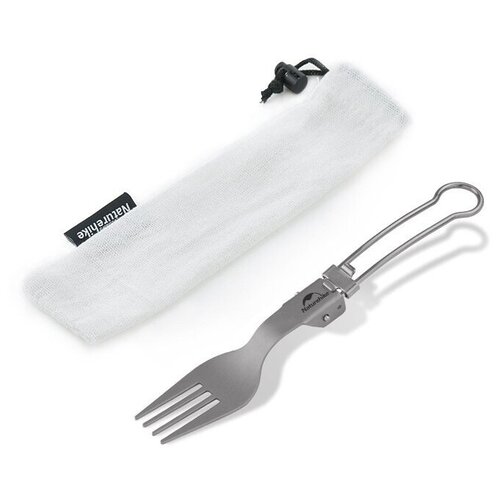 Вилка Naturehike Titanium Alloy Outdoor Travel Folding Tableware Fork