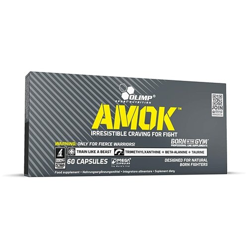 Предтренировочный комплекс Olimp Sport Nutrition Amok нейтральный 60 шт. 100 г 60 шт.