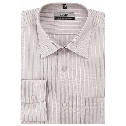 фото Рубашка greg, размер 174-184/38, серый