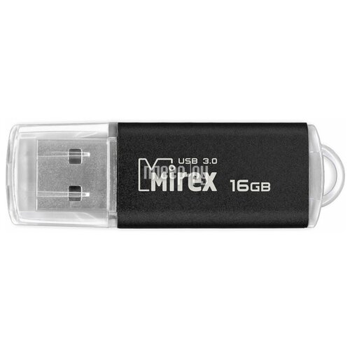 USB Flash Drive 16Gb - Mirex Unit Black 13600-FM3UBK16 usb flash drive 16gb mirex unit silver 13600 fmuusi16