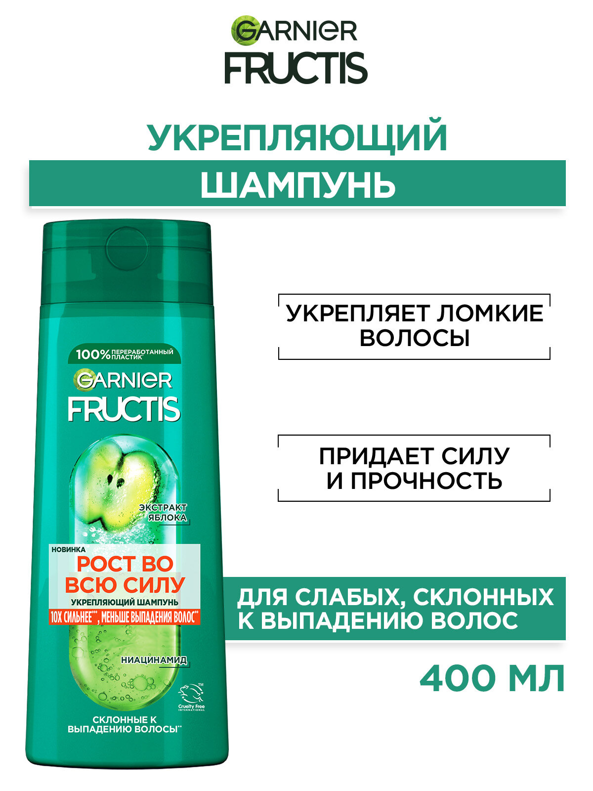 GARNIER Fructis шампунь Рост во всю силу