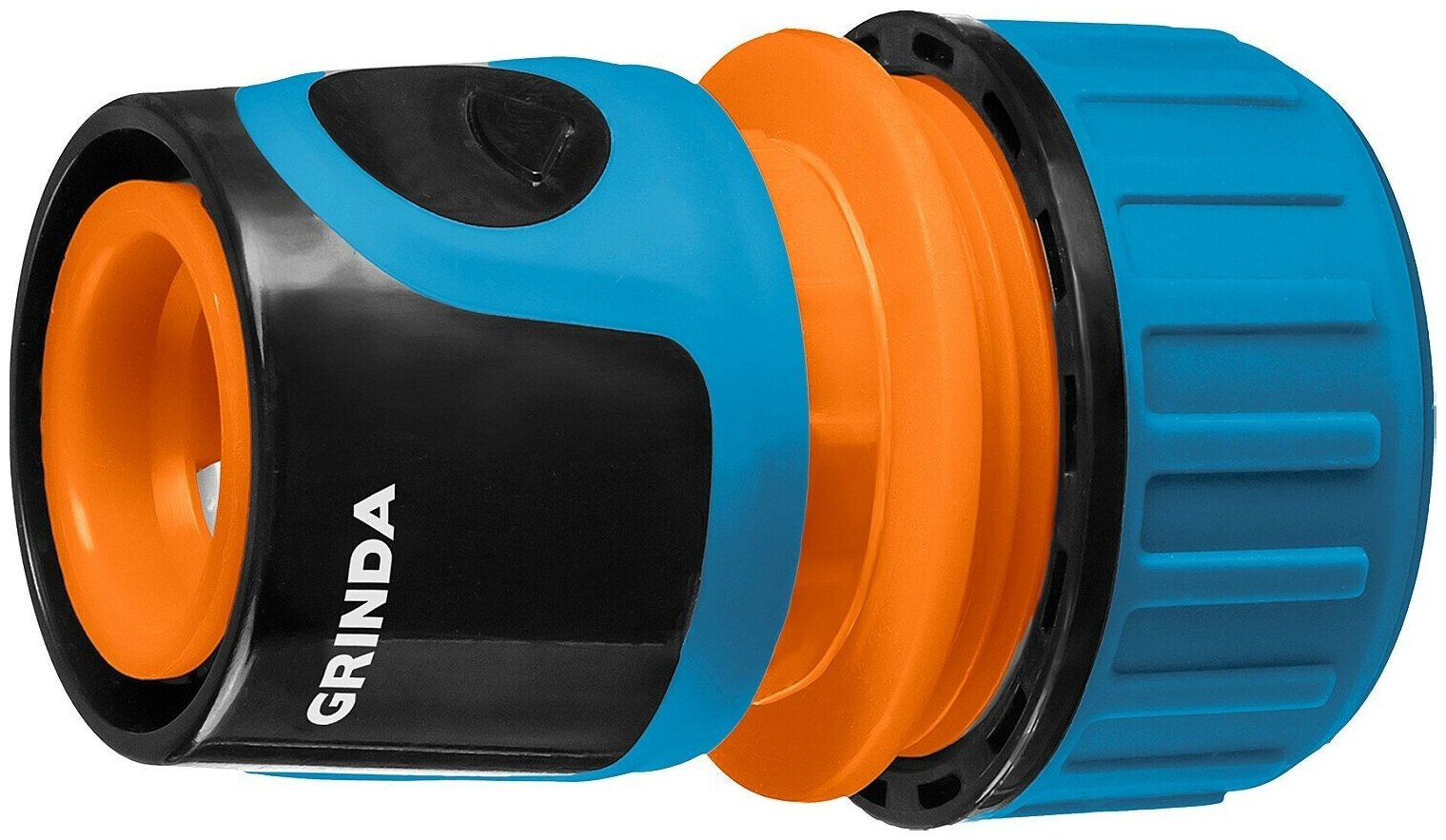 GRINDA PROLine TC-34A, 3/4″, с автостопом, соединитель быстросъёмный для шланга, из ударопрочного пластика с TPR - фотография № 1