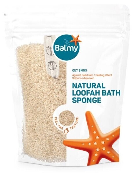 фото Натуральная жесткая антицеллюлитная мочалка / губка / вехотка из люфы для тела /душа /лица/пилинга