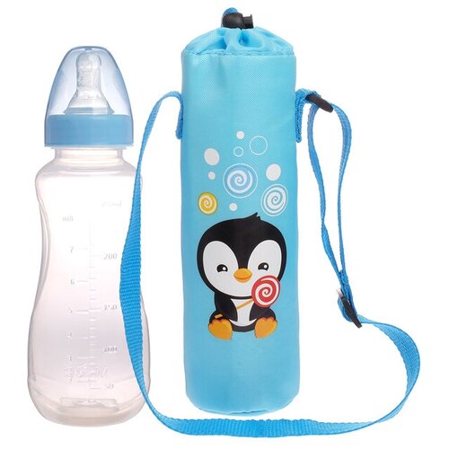 фото Термо-чехол «пингвинёнок рокки» для бутылочки 250 мл mum&baby
