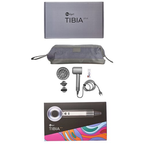 Фен TIBIA Plus для волос профессиональный с ионизацией насадками диффузором для укладки и сушки 999900₽