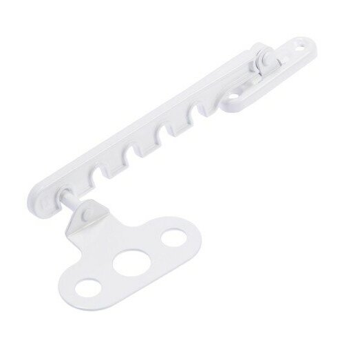 Ограничитель открывания металлический белый 722₽