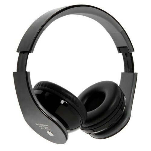 Наушники LuazON RX-10 беспроводные накладные microSD FM складные чёрные 319200₽