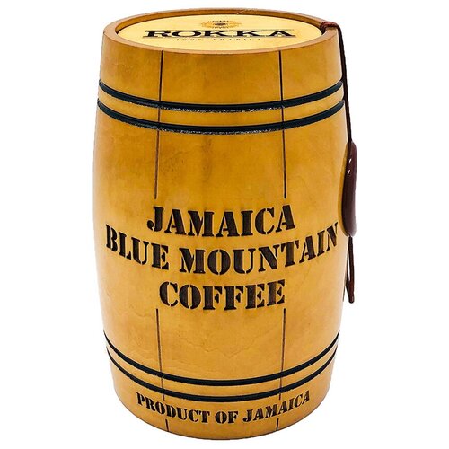 Кофе зерновой в подарочном бочонке "Рокка" Ямайка Блю Маунтин 200 г
