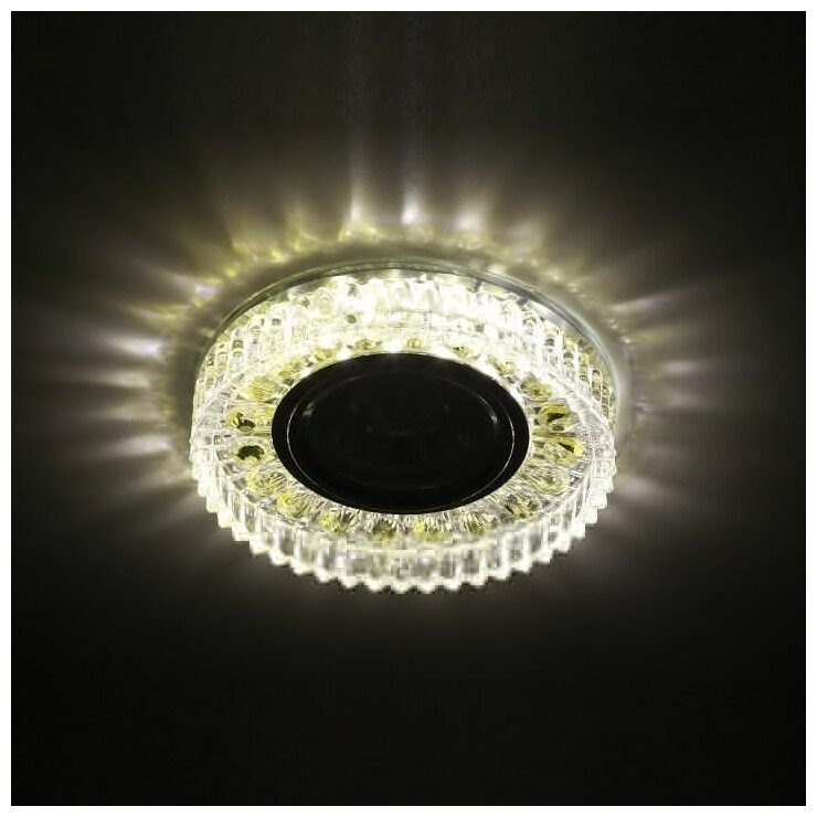 Встраиваемый светильник ЭРА LED с подсветкой DK LD14 SL/WH Б0028079 - фотография № 2