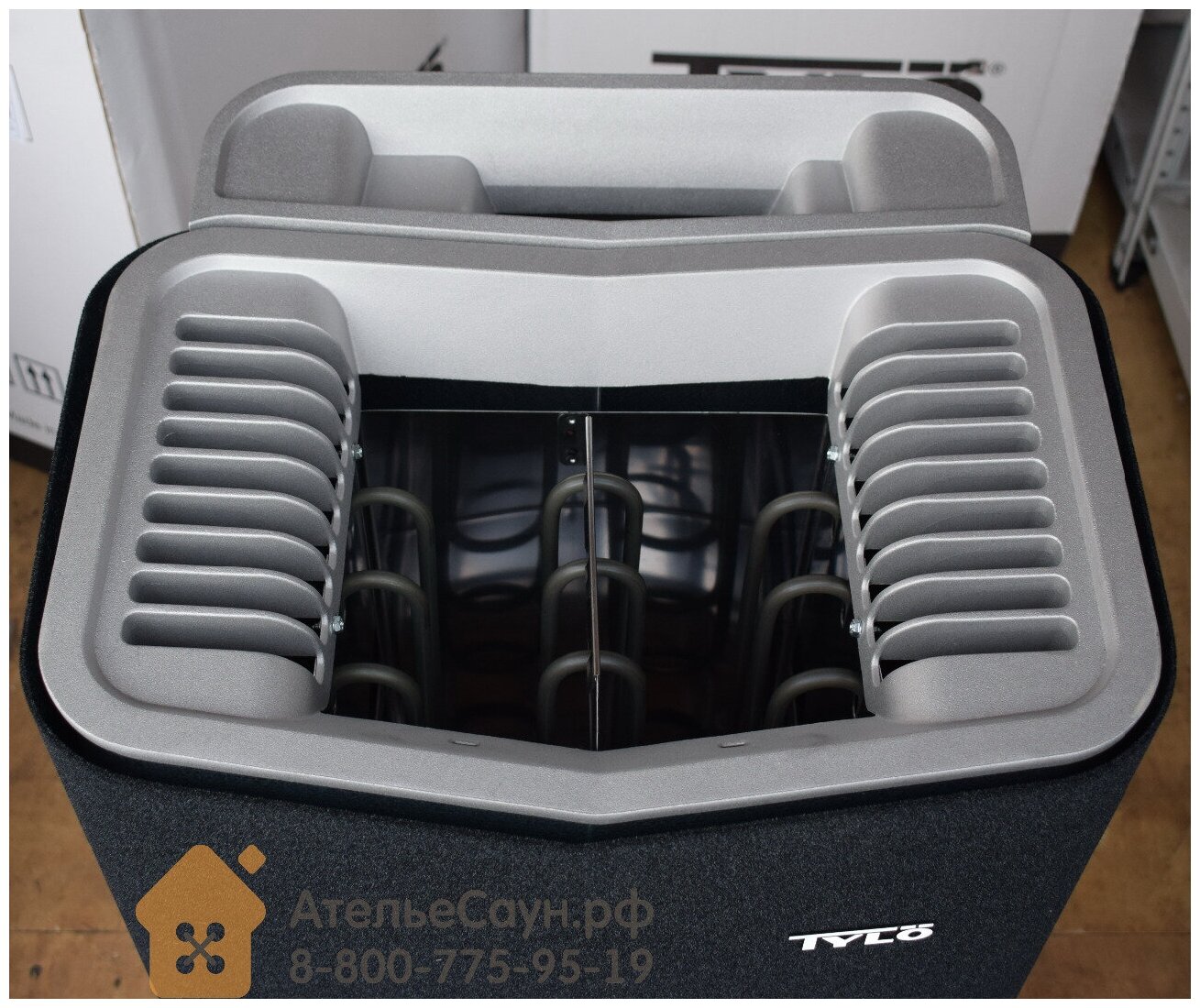 Электрическая печь Tylo Sense Combi 8 кВт + Пульт Pure черный - фотография № 3