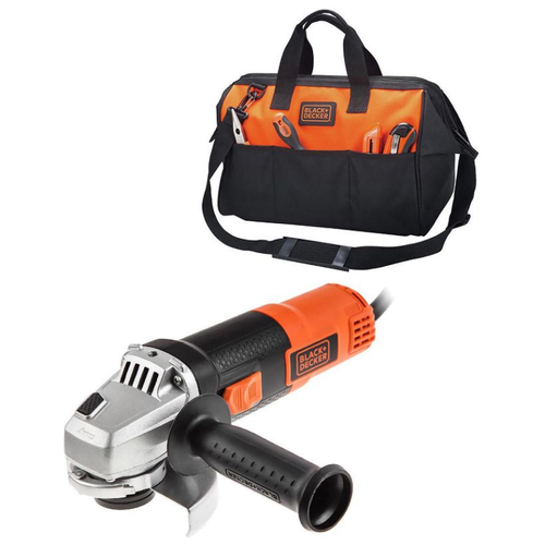 Набор BLACK DECKER УШМ Угловая шлифовальная машина болгарка KG8215-RU Сумка BDST73821-RU 459900₽