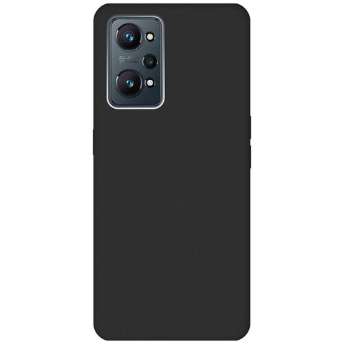 Матовый Soft Touch силиконовый чехол на Realme GT Neo 2, Рилми ГТ Нео 2 черный матовый чехол trekking w для realme gt neo 2 рилми гт нео 2 с 3d эффектом черный