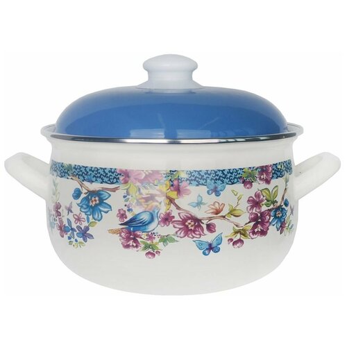 Кастрюля глубокая 2,1 литра Naturel AVSAR с крышкой