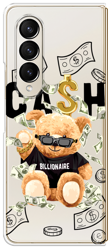 Силиконовый чехол "Big cash" на Samsung Galaxy Z Fold 4 / Самсунг ...