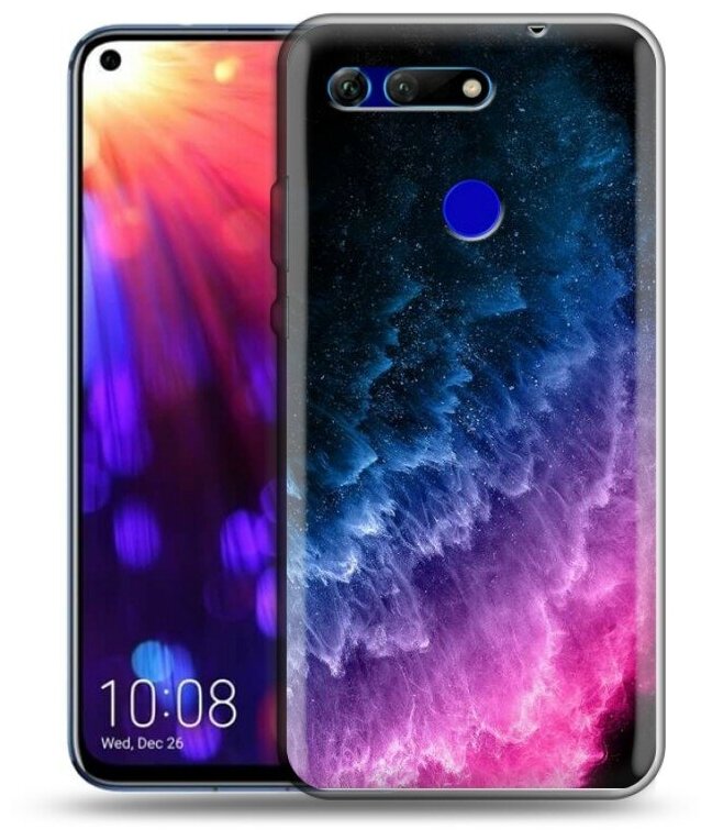 Дизайнерский силиконовый чехол для Хонор Вью 20 / Huawei Honor View 20 Космос