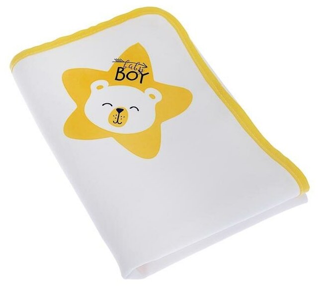 Пеленка непромокаемая Крошка Я "Мишка Baby Bear", 50х70 см (3602210)