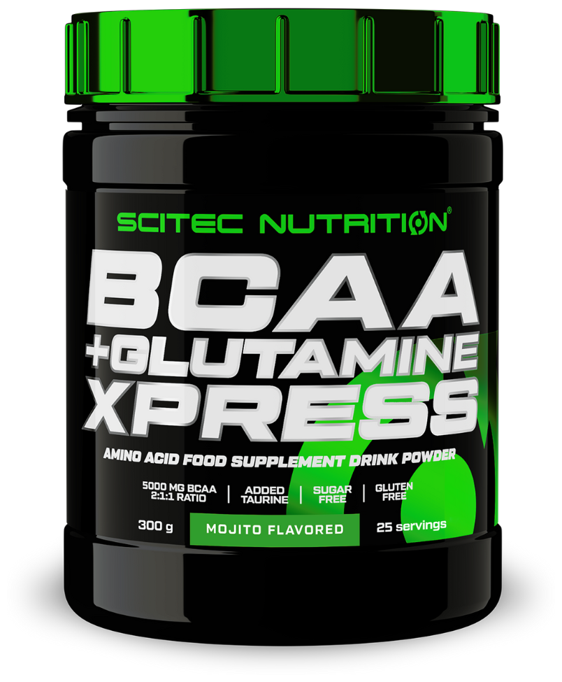 Scitec Nutrition BCAA+Glutamine Xpress 300 гр, мохито