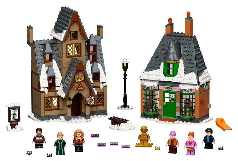 Конструктор Гарри Поттер Визит в деревню Хогсмид 889 деталей