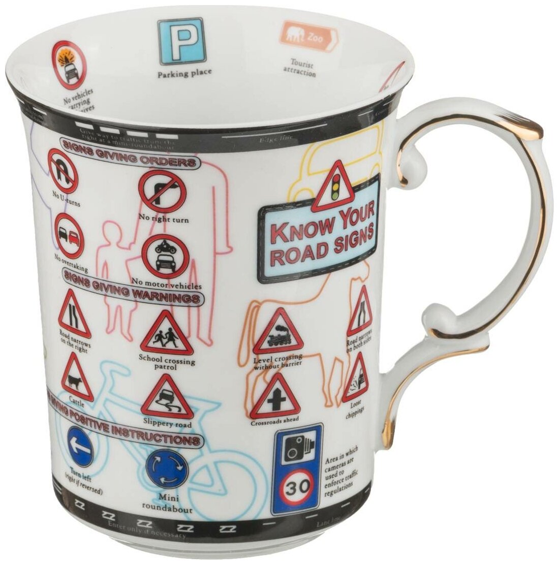 Кружка lefard дорожные знаки 500 мл KSG-85-1092