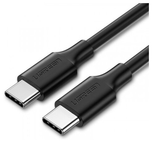 Кабель Ugreen USB-C - USB-C 60 Вт черный 1 м (50997)
