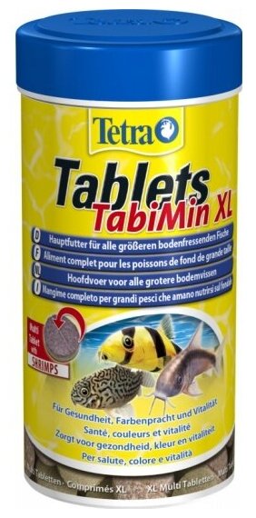 Корм для всех видов донных рыб Tetra Tablets TabiMin XL в виде таблеток 133шт. (250мл.)