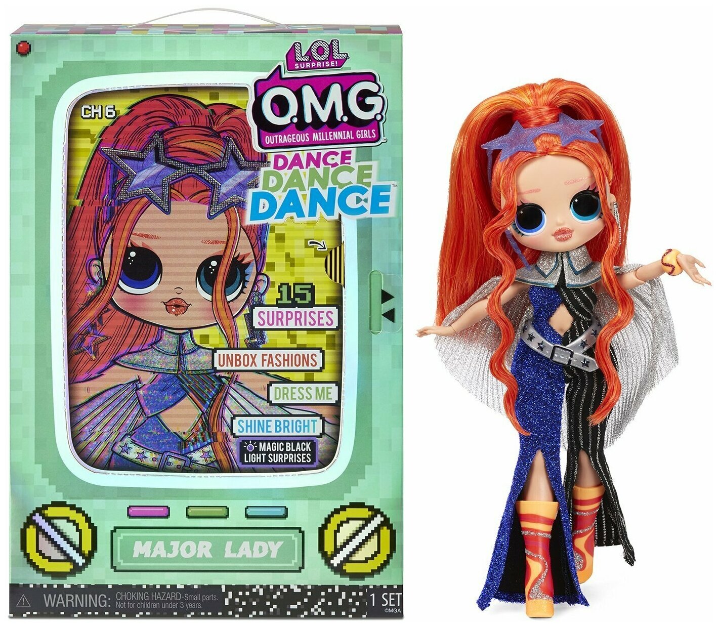 Игровой набор LOL «Кукла OMG Dance Doll- Major Lady»