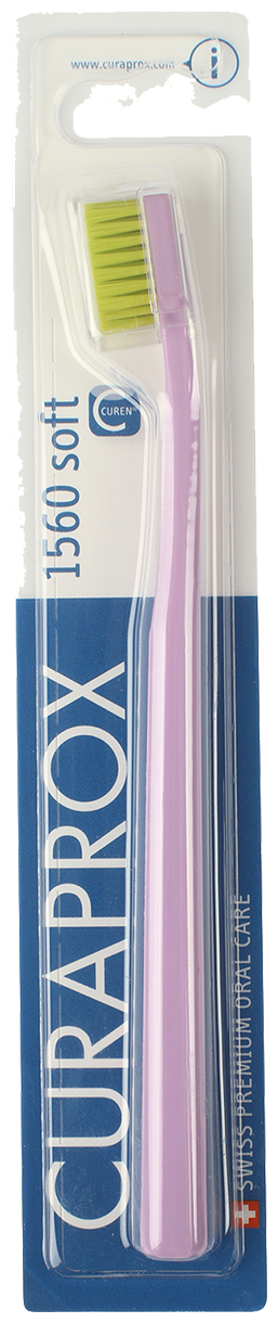 Curaprox Зубная щетка CS 1560 Soft, d 0,15 мм, цвет в ассортименте, Curaprox